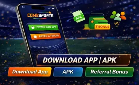 Download the app, unlock code COME300, and enter 1 Pts contests faster