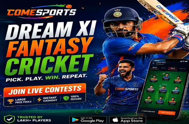 Come (Come App) fantasy cricket & matchday visual 1
